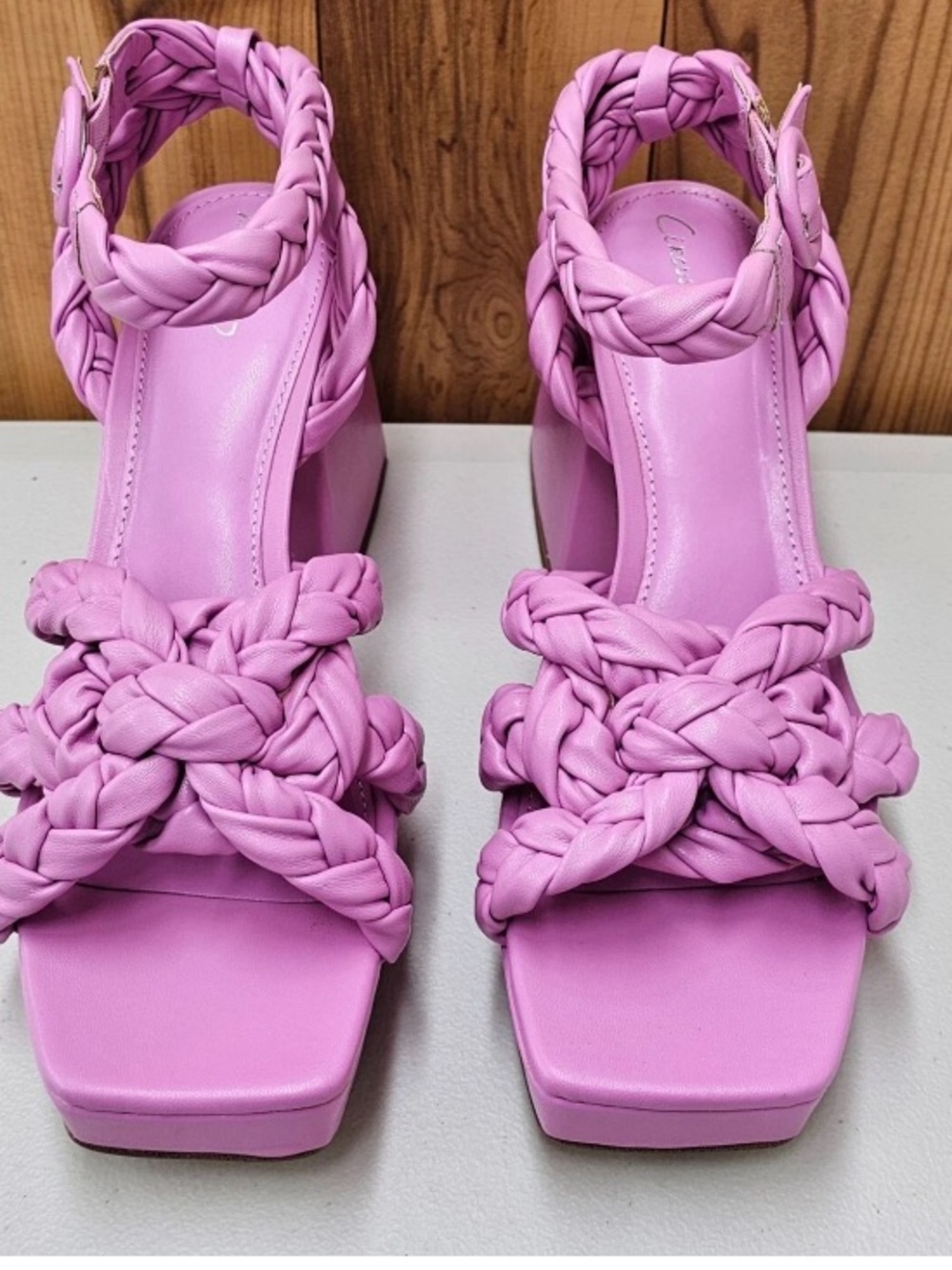 Circus by Sam Edelman Mable Fiji Flower Pink Block Heel Sandals